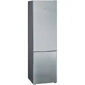 Siemens iQ500 KG39E8IBA - Kylskåp/frys - bottenfrysskåp - bredd: 60 cm - djup: 65 cm - höjd: 201 cm - 343 liter - Klass B - rostfritt stål