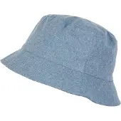 En fant Bucket Hat - Blekt Denim - - 1-2 år (80-92) - Bucket Hat