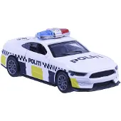 Impulse Dansk polisbil med dragfunktion, pressgjuten, 11 cm, skala 1:36