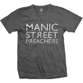Ginza.se Manic Street Preachers: Unisex T-Shirt/Reversed Logo (Charcoal Grey) (X-Large)