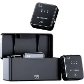 BlitzWolf trådlös mikrofon, BW-SX63, 1000mAh (svart)