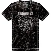 Ginza.se Ramones: Unisex T-Shirt/Presidential Seal 1 (Black) (Wash Collection) (Medium)