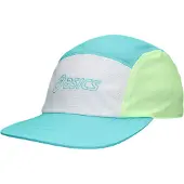 Asics Performance Running 5 Panel Cap Energy Aqua/white