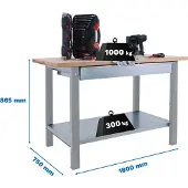 Simonwork (bancos De Trabajo) Bt6 Pro Box Arbetsbänk 865x1800x750 Mm