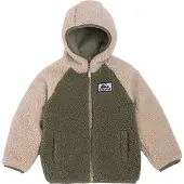 Viking Footwear Kids' Play Reversible Pile Jacket Olive