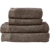 Zone Denmark handduksset 4 st Classic Taupe 28640