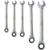 VAR Verktyg Set Of 5 Rachet Combination Wrenches