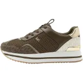 Michael Kors Låg sneaker 'RAINA' guld / oliv / vit