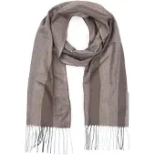 Suitable Halsduk Softfeel Herringbone Brown Brun Taupe