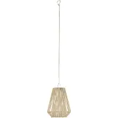LINDBY Solcellslampa Austas , dimbar, Creme / bärnsten, Syntetmaterial, Modern, Solcellslampor