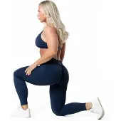 Relode Aura Seamless Scrunch Tights - Midnight Blue