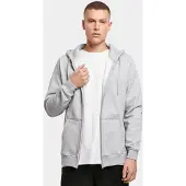 Build Your Brand Heavy Sweatshirt Med Dragkedja