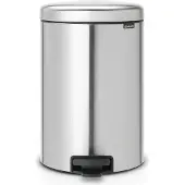 Brabantia Pedalspand 20 liter matt stål