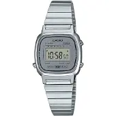 Casio LA670WEA-7EF digital klocka, silverfärgad
