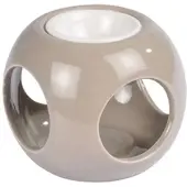 Homea keramisk doftbrännare i kubform, h. 6 cm