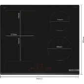 Bosch Serie 6 Pvs631hc1e Induktionshäll 59.2 Cm 4 Brännare