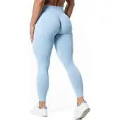 Relode Aura Seamless Scrunch Tights - Light Blue