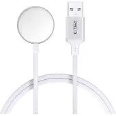 TechProtection UltraBoost induktiv laddare USB-A för Apple Watch 1 m - vit