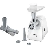 Bosch SmartPower Köttkvarn, Rostfritt Stål, Vit - MFW2515W