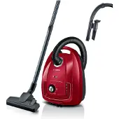 Bosch Serie | 4 BGB38RD2 - Dammsugare - med behållare - påse - röd
