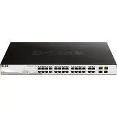 D-Link Poe 10/100/1000 Smart Switch 24 Portar