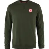 Fjällräven Men's 1960 Logo Badge Sweater Deep Forest