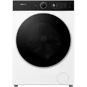 Hisense WD5I1245BWRH, Frontmatad, Fristående, Vit, Vänster, Svart, Rotations-, Röra