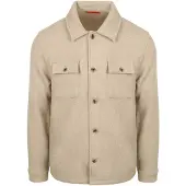 Suitable Overshirt Wool Blend Beige Storlek