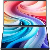 Acer PD243Y Ebmiuux - PD3 Series - LCD-skärm - 23.8 - bärbar - 1920 x 1080 Full HD (1080p) @ 100 Hz - 250 cd/m² - 4 ms - HDMI, 2xUSB-C - högtalare