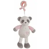 Creaciones Llopis Leksak - CREACIONES LLOPIS - Klämma Baby Panda Rosa - Plast - 25 cm - För baby unisex rosa
