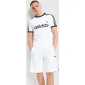 Adidas Originals 3 Stripes Slim Ringer T-shirt Med Korta ärmar