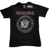 Ginza.se Ramones: Kids T-Shirt/Presidential Seal (Black) (Embellished) (11-12 Years)