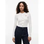 Tommy Hilfiger Tommy Jeans Slim Pointelle Flag Cardigan