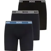 BOSS Boxershorts 'Power' marinblå / rökblå / svart / vit