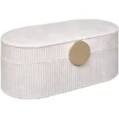 Atmosphera smyckeskrin ENYA i tyg, 13 x 10 x 25,5 cm
