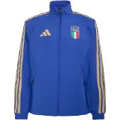 Adidas Italien Jacka Anthem - Blå - , storlek Small