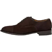 Hackett för män. HMS200073 Woking Oxford S läderskor brun (41), Hud, Karta, Nyckelband, Casual, Parti, Klassisk