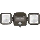 Mr. Beams MB 3000 MB3000-BRN-01-01 LED-utomhusspotlight med rörelsedetektor Ljusfärg: Kallvit