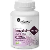 Aliness Myo-/D-chiro-inositol 650 mg + B6, 100 vegetariska kapslar