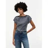 Tommy Hilfiger T-shirt kräm / marinblå