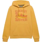Superdry Sweatshirt 'OUTDOORS MOUNTAIN' curry / orange