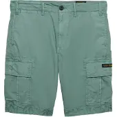 Superdry för män. M7110485A Ripstop Light Cargo Bermudashorts grön (34), Casual, Bomull