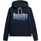 Superdry Stacked Huvtröja