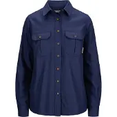 Aclima Women's ReBorn Woolshirt Navy Melange