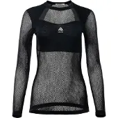 Aclima Women's WoolNet Light Crewneck Jet Black