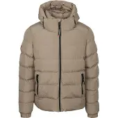 Superdry Dunjacka Huva Greige Grå Beige Storlek