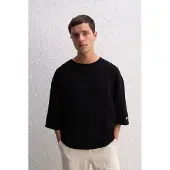 Giesto Överstor Crew Neck Bomull T-Shirt