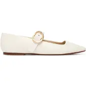 Calvin Klein Leather Mary Jane Ballerinas