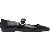 Calvin Klein Leather Mary Jane Ballerinas
