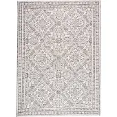 FRAAI Utomhusmatta | Summer Oriental ljusgrå hos Volero | 240x330 cm | Polypropen | Blommig | Rektangulär | Plattvävd
